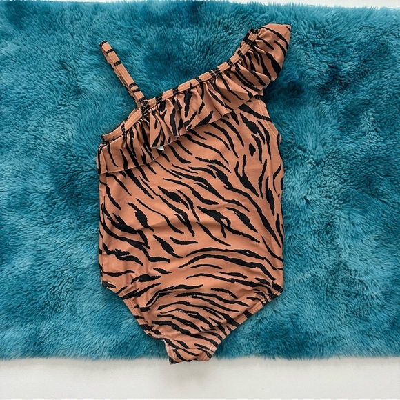 Carter’s Girls One Piece Tiger Swimsuit Size 5 - Picture 7 of 14